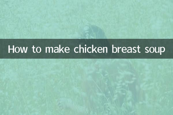 닭가슴살 수프 만드는 법