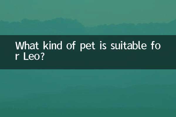 सिंह राशि के लिए किस प्रकार का पालतू जानवर उपयुक्त है?