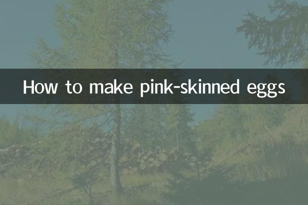 Comment faire des œufs à la peau rose