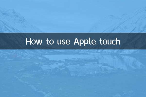 Как использовать Apple Touch