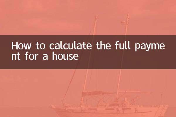Como calcular o pagamento integral para uma casa