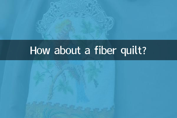 Que tal uma colcha de fibra?