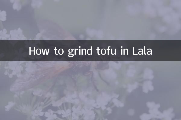 Wie man Tofu in Lala mahlt