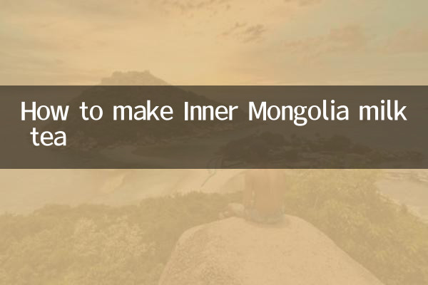 Wie man Milchtee aus der Inneren Mongolei zubereitet