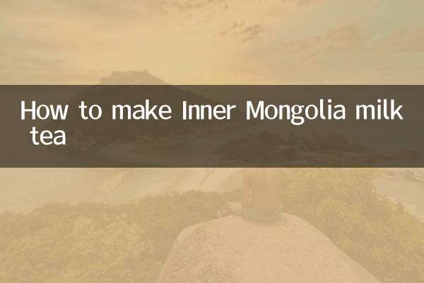 Wie man Milchtee aus der Inneren Mongolei zubereitet