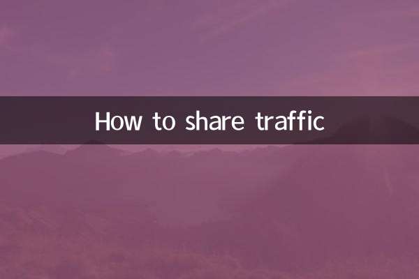 ट्रैफिक कैसे शेयर करें