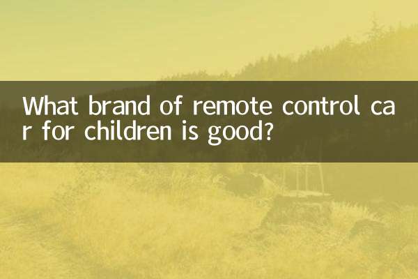 ماشین کنترل از راه دور برای کودکان چه مارکی خوب است؟