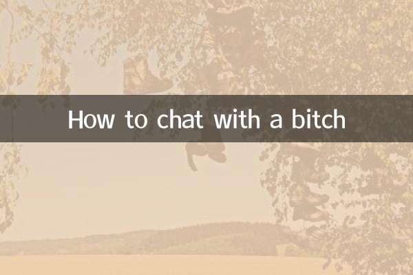 ビッチとチャットする方法
