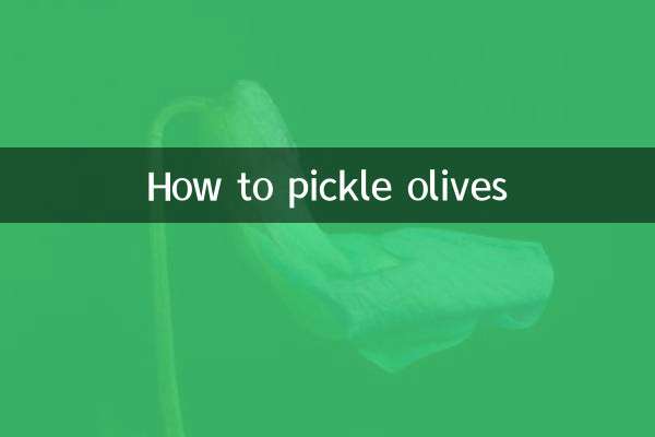 Come marinare le olive