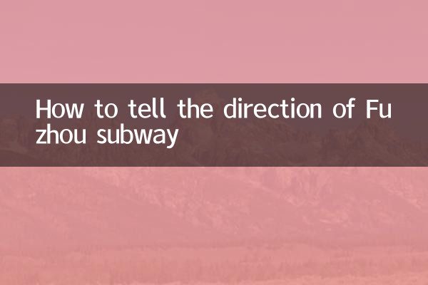 Cómo saber la dirección del metro de Fuzhou