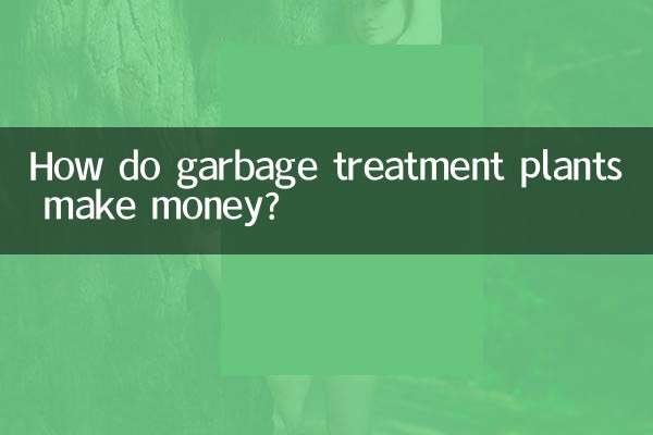 کچرے کے علاج کے پودے کس طرح پیسہ کماتے ہیں؟