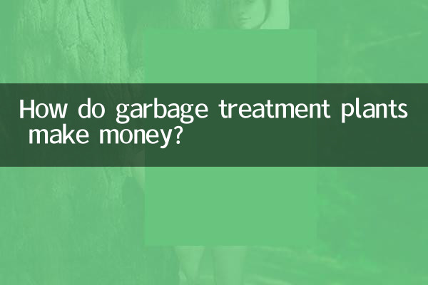 کچرے کے علاج کے پودے کس طرح پیسہ کماتے ہیں؟