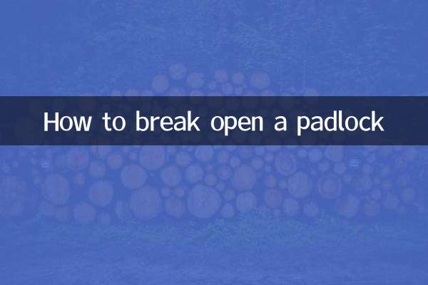 Como abrir um cadeado