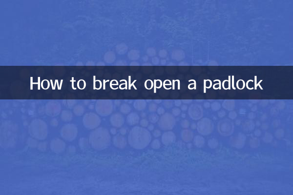 Como abrir um cadeado