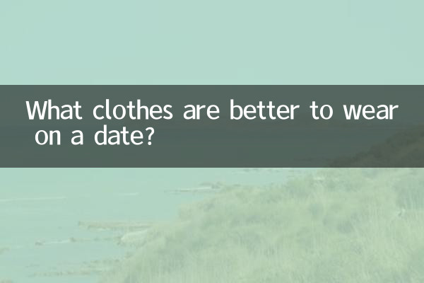 What clothes are better to wear on a date?