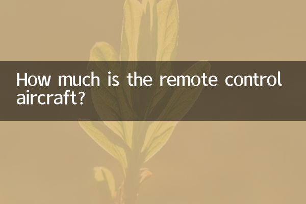 원격 조종 항공기는 얼마입니까?