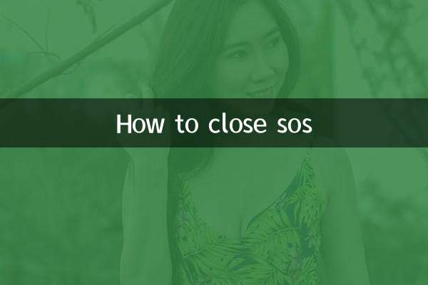 How to close sos