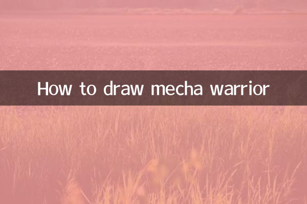 Como desenhar guerreiro mecha