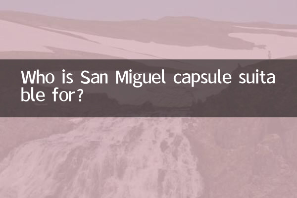 Who is San Miguel capsule suitable for?