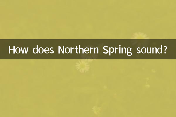 Che ne dici della Primavera del Nord?