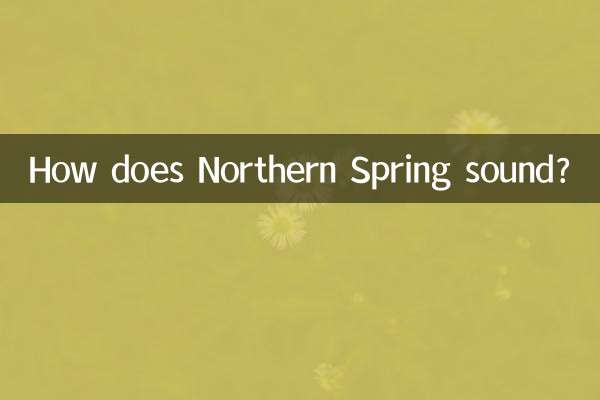 Che ne dici della Primavera del Nord?