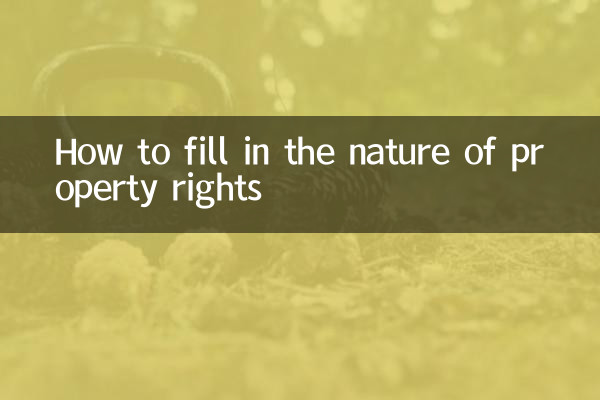 So füllen Sie die Art der Eigentumsrechte aus