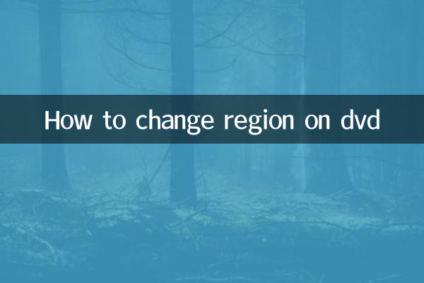 Come cambiare regione su dvd