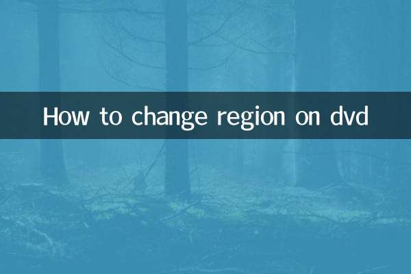Come cambiare regione su dvd