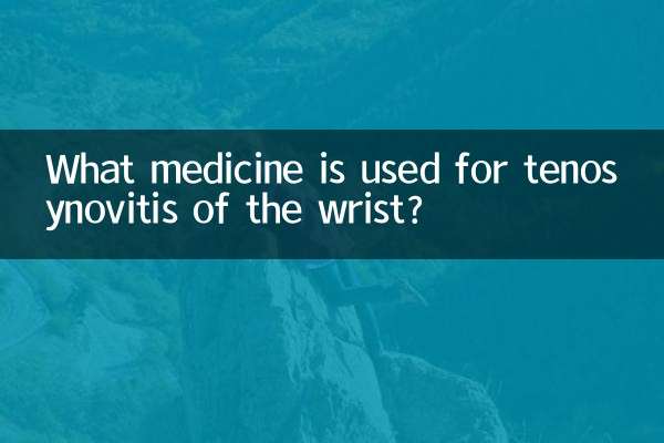 手腕子腱鞘炎用什麼藥