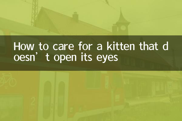 उस बिल्ली के बच्चे की देखभाल कैसे करें जो अपनी आँखें नहीं खोलता है