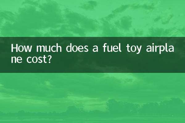 Quanto costa un aeroplanino giocattolo a carburante?