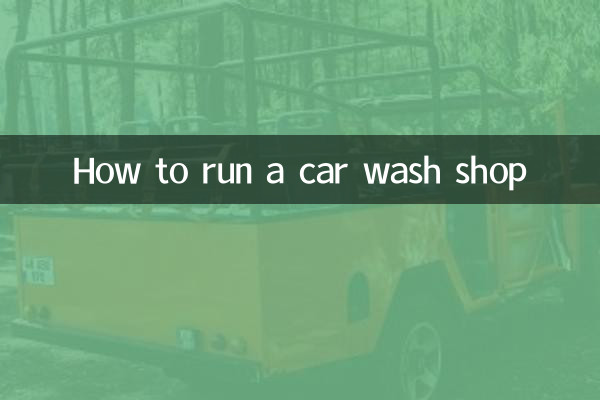 کار واش شاپ کیسے چلائیں