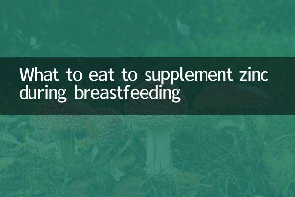 Que manger pour compléter le zinc pendant l'allaitement