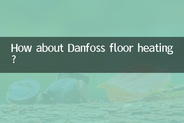 Que tal o aquecimento de piso Danfoss?