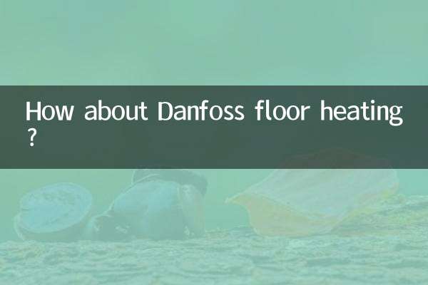 Que tal o aquecimento de piso Danfoss?