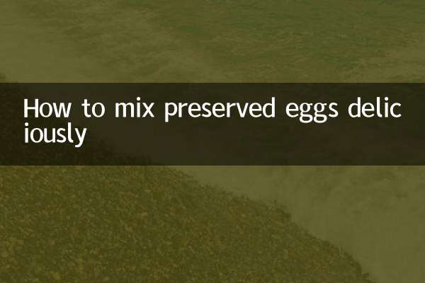 Como misturar deliciosamente ovos em conserva