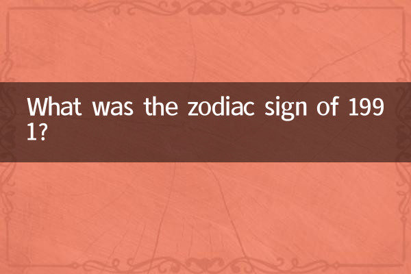 1991年是什么星座的