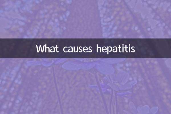What causes hepatitis
