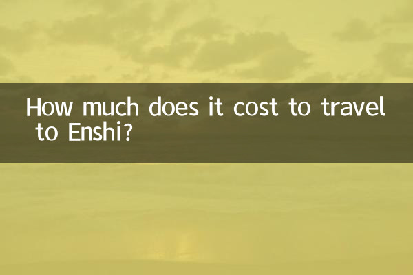 Quanto custa viajar para Enshi?