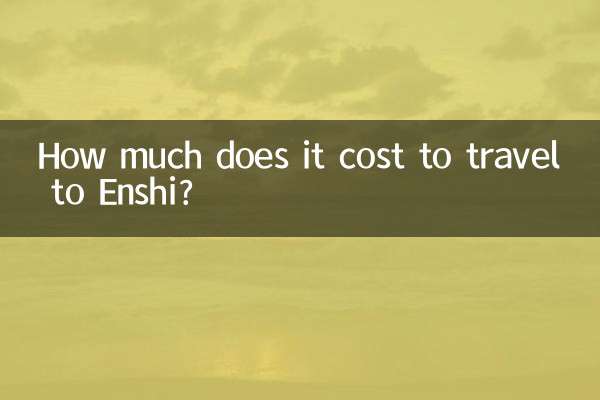 Quanto custa viajar para Enshi?