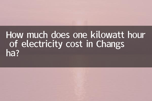 长沙多少钱一度电