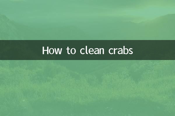 Como limpar caranguejos