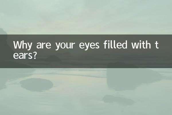 Pourquoi tes yeux sont-ils remplis de larmes ?