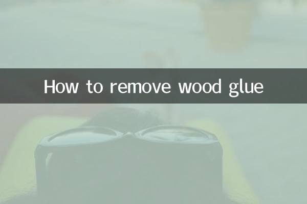 How to remove wood glue