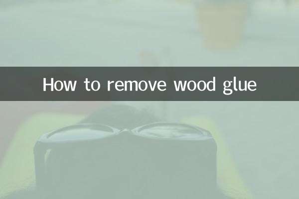 How to remove wood glue