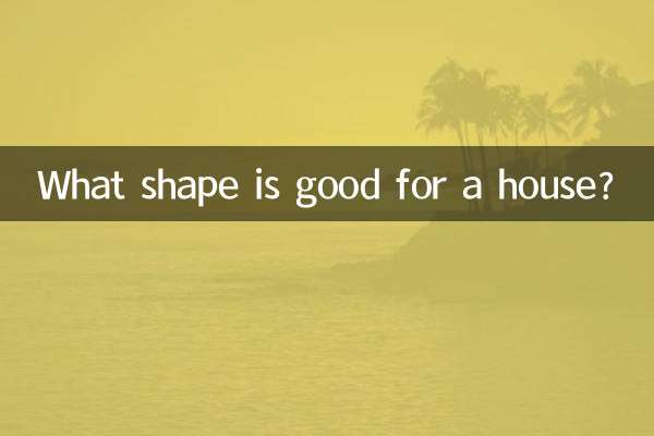 Que formato é bom para uma casa?