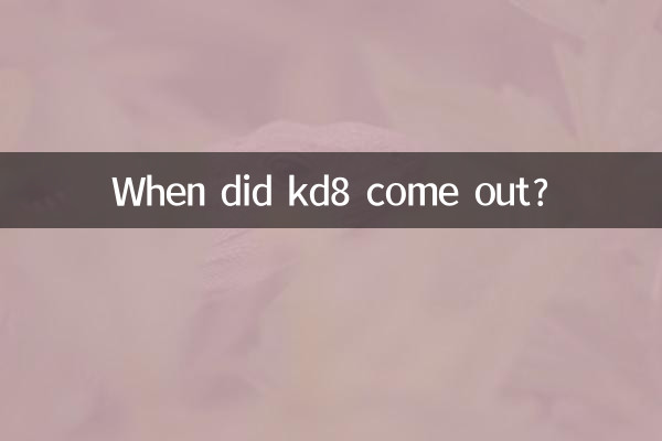 When did kd8 come out?