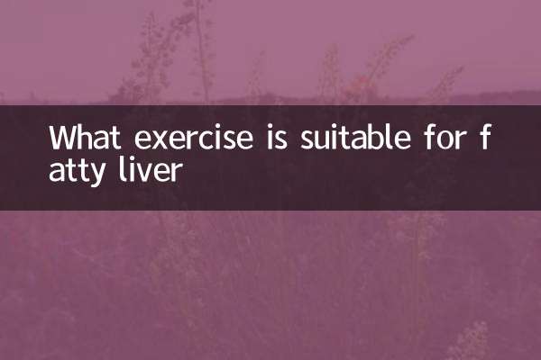 Que exercício é adequado para fígado gordo