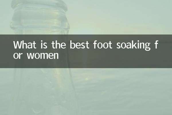 What is the best foot soaking for women