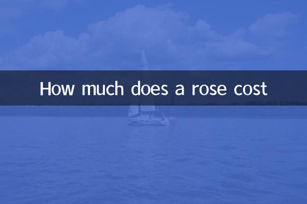 How much does a rose cost